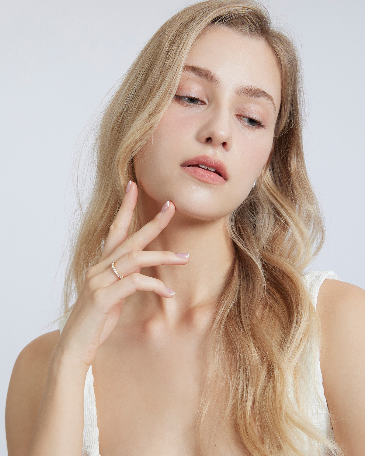 LIGHT YEARS - 月暈 滿鑽5分線戒