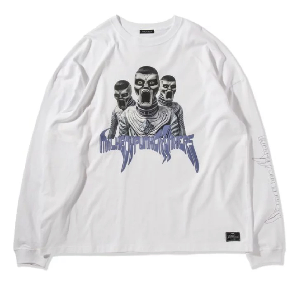 預訂2023/11月 PUNK DRUNKERS パンクドランカーズ [PDSxMILKBOY]PUNK ALIEN.BIGロンTEE ⚠️⚠️熱賣款‼️落單前請先PM查詢貨源