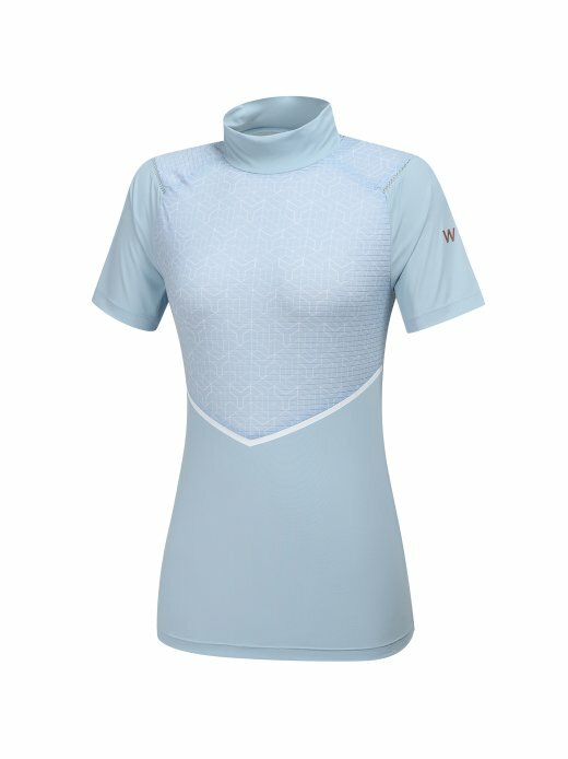 女款 M302 韓國時尚Wangle高爾夫球品牌 正品/圓領Cool涼感彈性網眼短袖/高爾夫球衣/網球衣