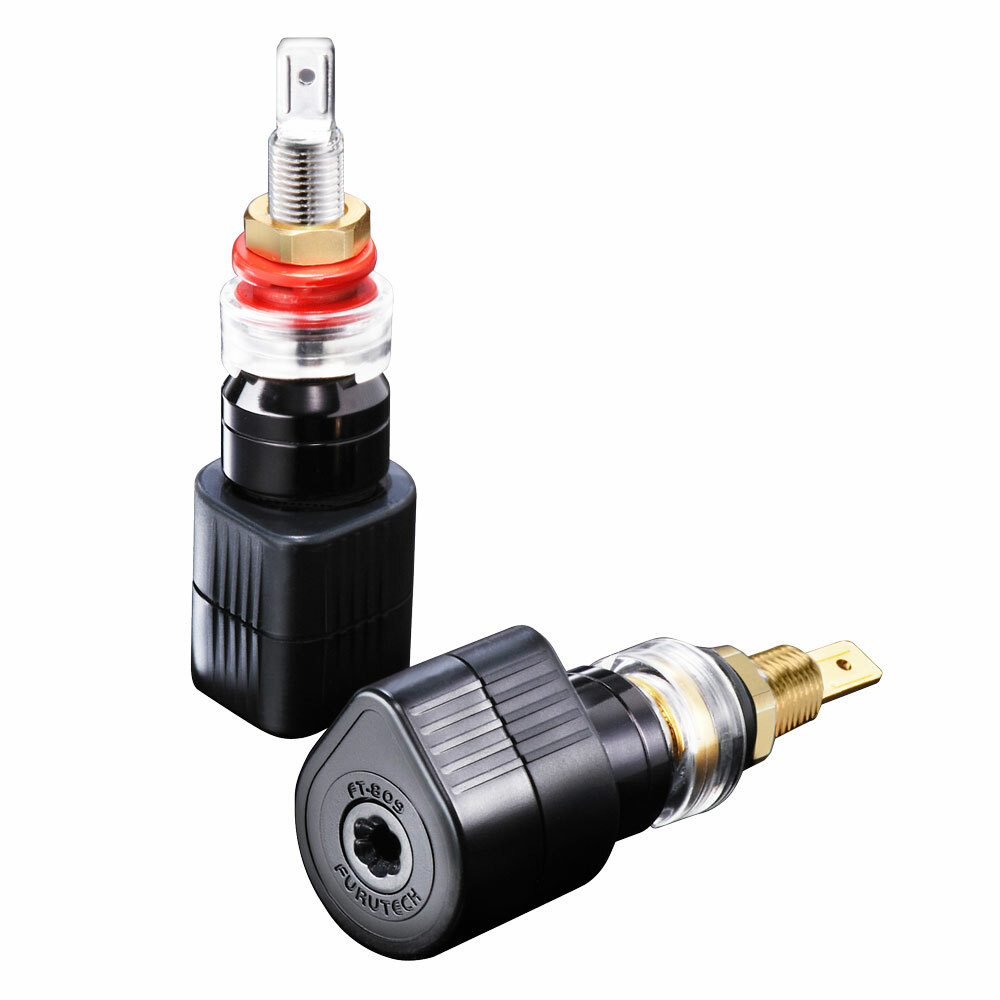 管迷】日本古河FURUTECH FT-809(G) 鍍金喇叭端子座原廠盒裝一盒二顆