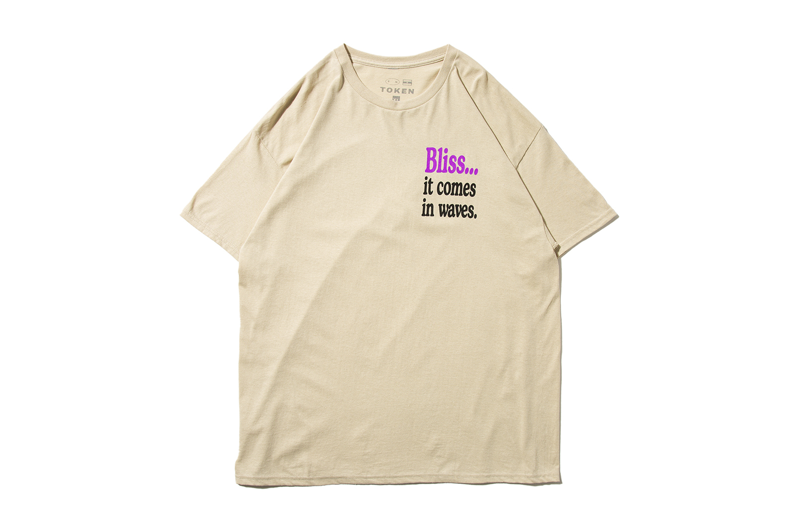 TOKEN "WAVE TEE"  (Natural)