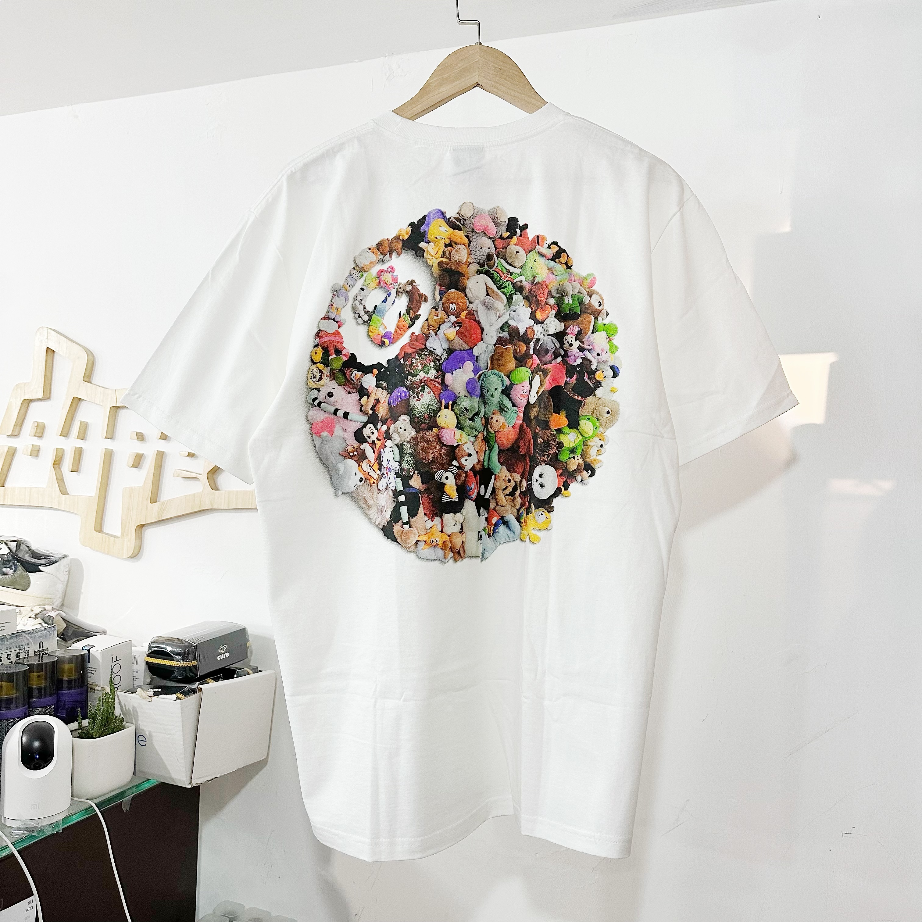 Stüssy SS23 Plush Tee 🎱 WHITE