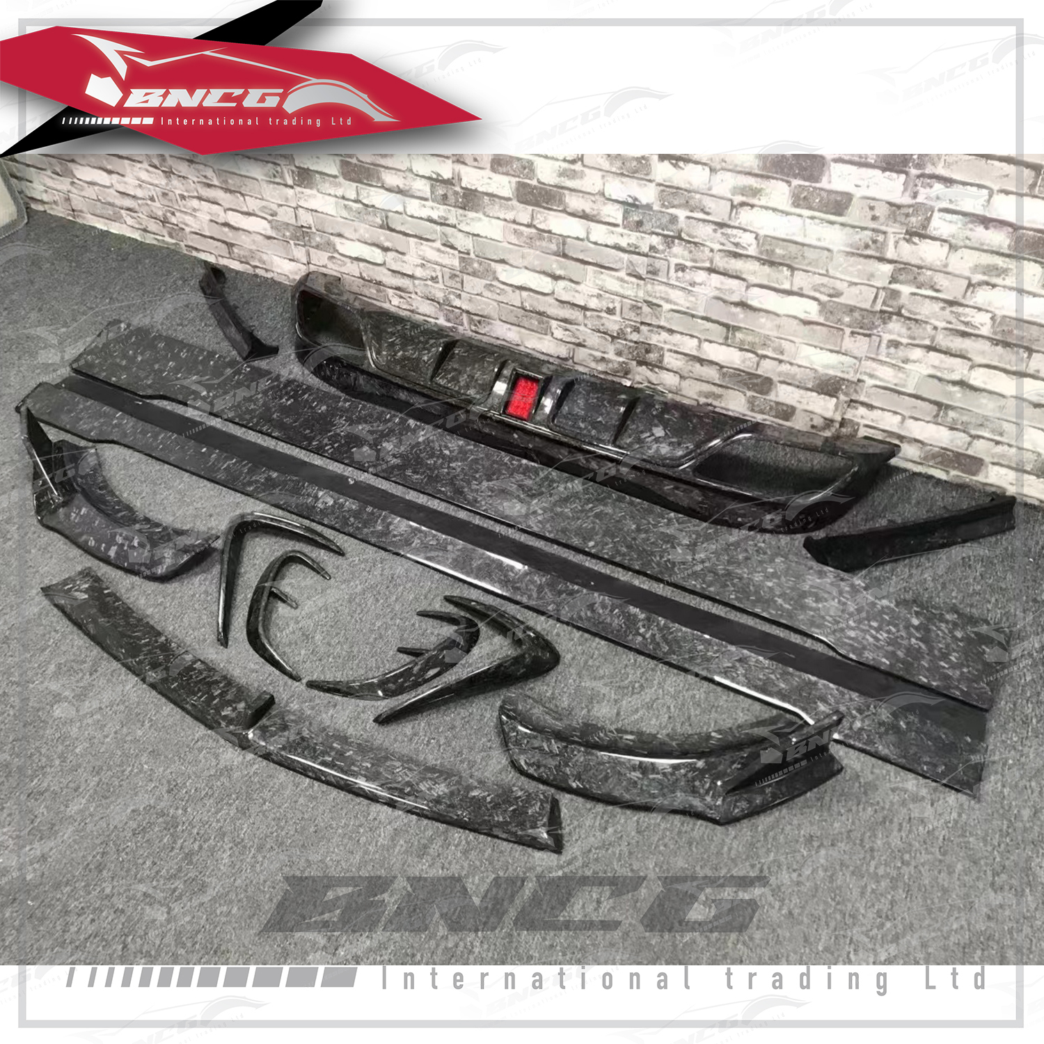 賓士 Benz S-Class W223 碳纖維 空力套件 Brabus款 巴博斯 前下巴 前風刀 側裙 後下巴 後風刀