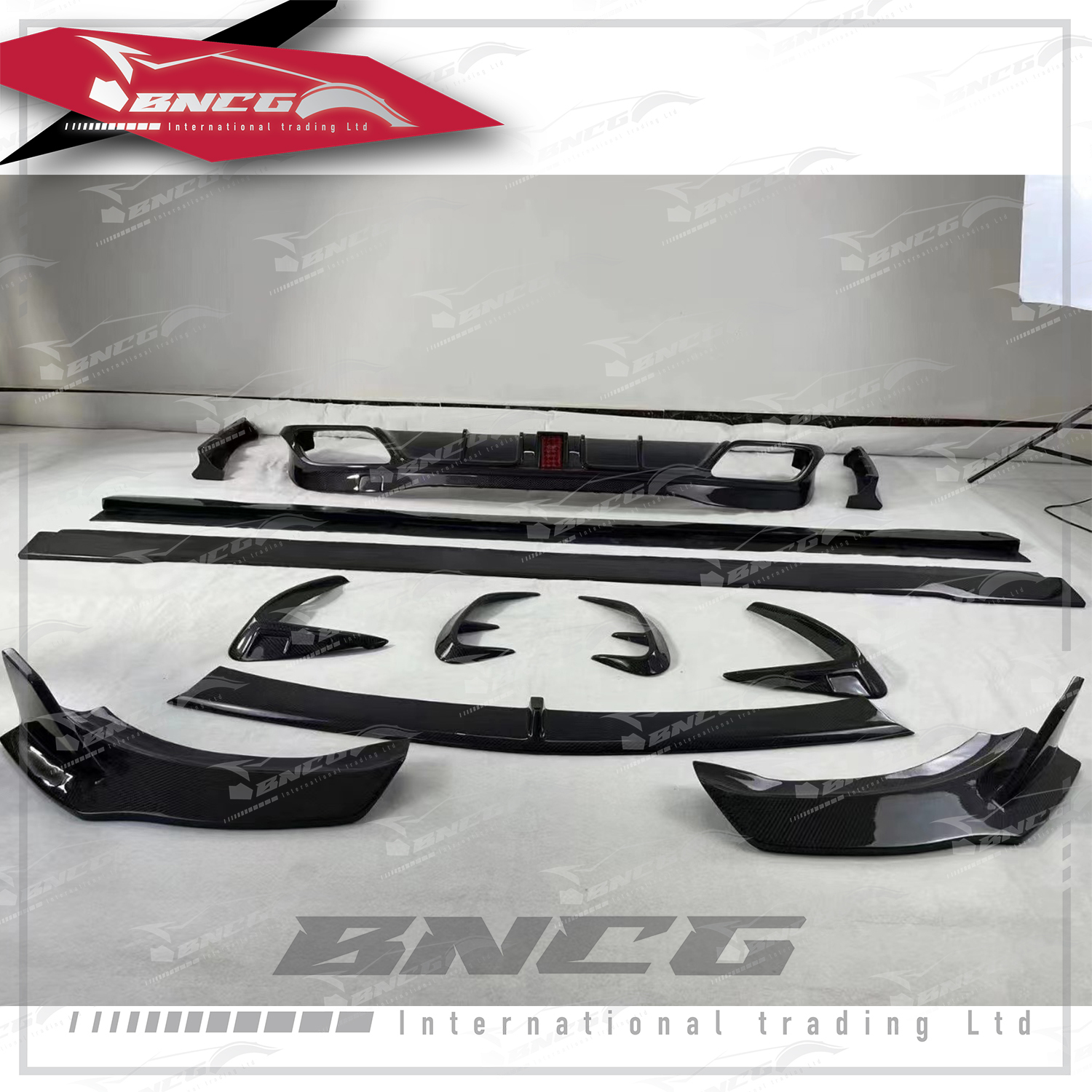 賓士 Benz S-Class W223 碳纖維 空力套件 Brabus款 巴博斯 前下巴 前風刀 側裙 後下巴 後風刀