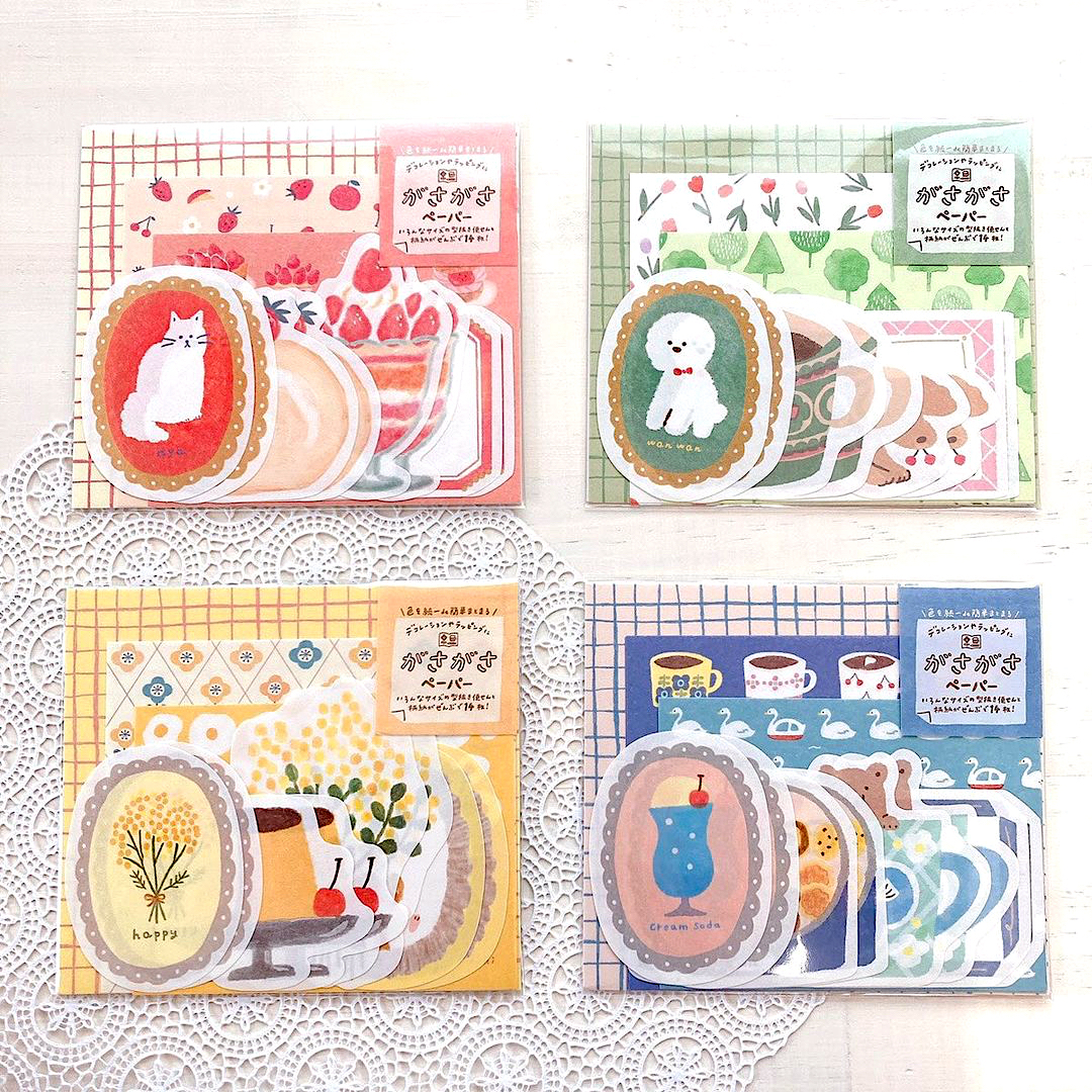 Furukawashiko Paper Set－ Daily Animals Series (Japanese Stationery Brand)