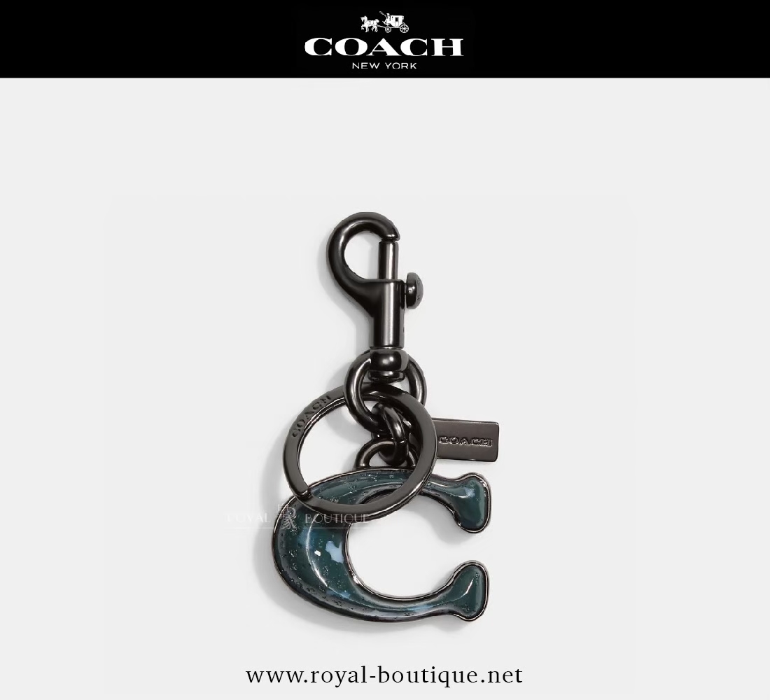 COACH C字母鑰匙圈
