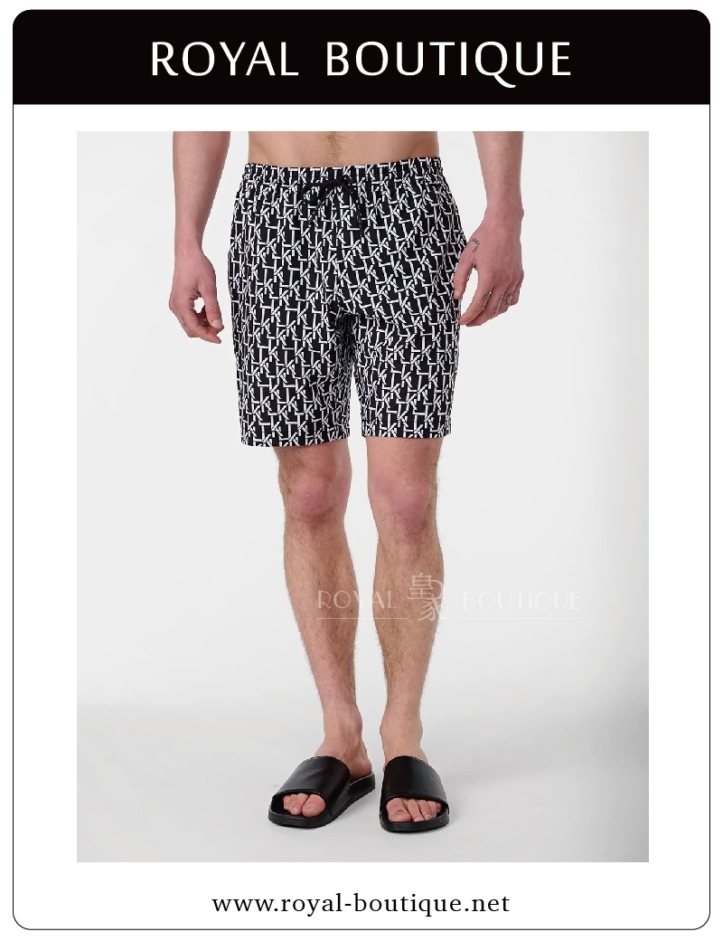 KARL LAGERFELD 卡爾KL滿版英字短褲