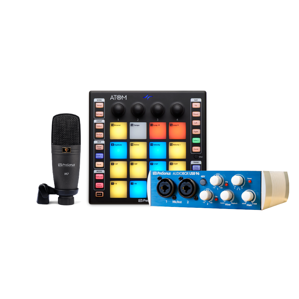 PreSonus PreSonus / ATOM Producer Lab MIDI控制介面/錄音介面套組 — 三峽鍵盤 / 鋼琴｜YA! 玩音樂