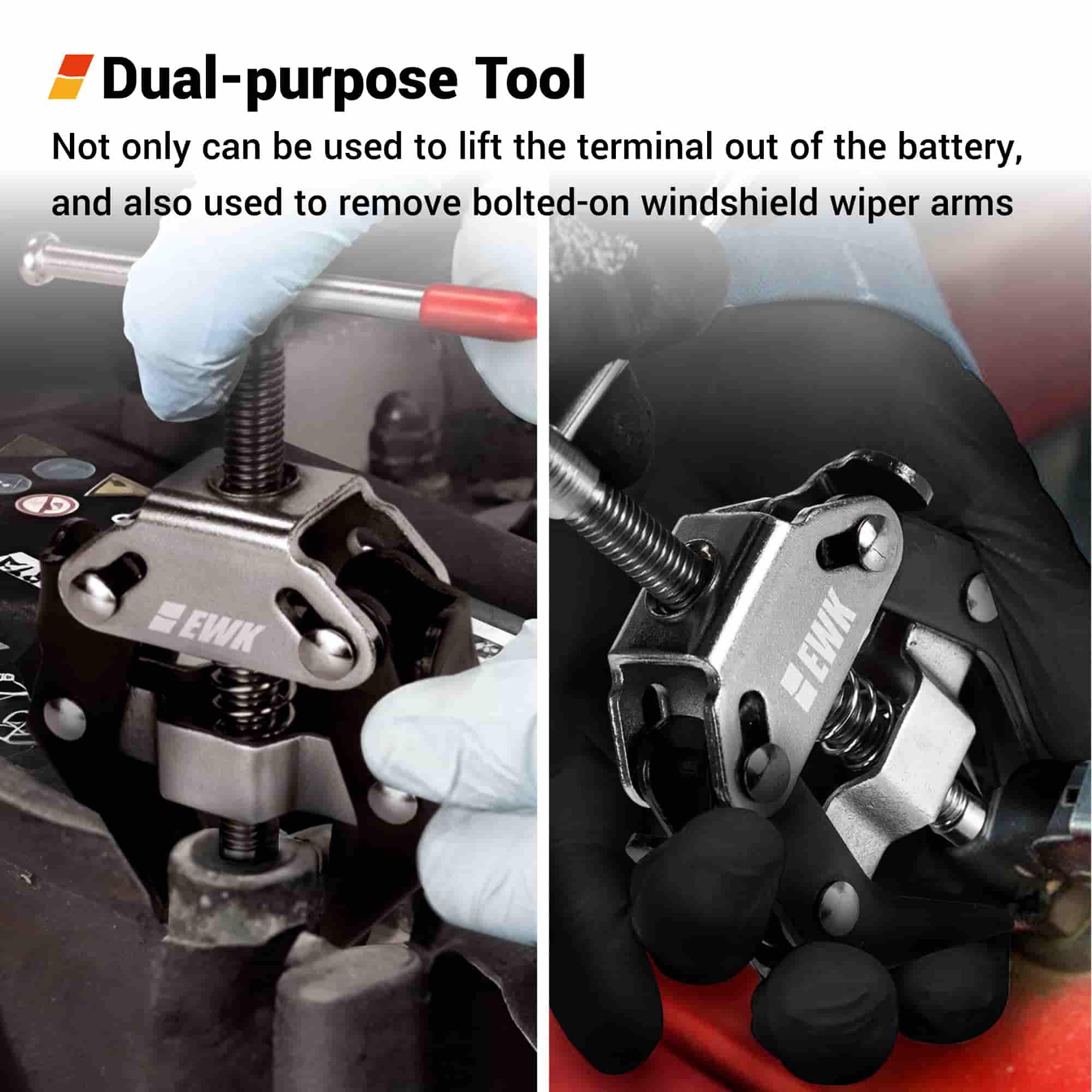 Battery Terminal and Wiper Arm Puller，Windshield Wiper Arm Removal Tool