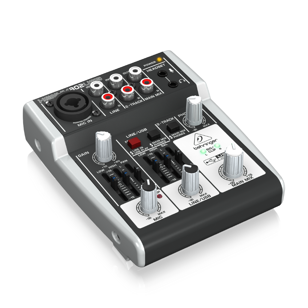 Behringer Behringer / 302USB 3軌混音機 & USB錄音介面 第 3 張圖片｜三峽錄音 / 音響