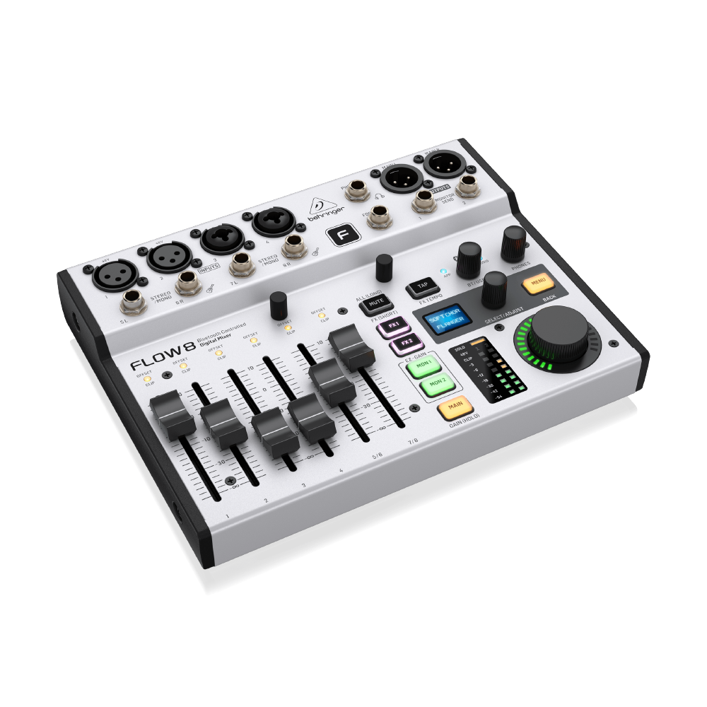 Behringer Behringer / flow 8 8軌藍芽混音機/USB錄音介面(iOS可用) 第 3 張圖片｜三峽錄音 / 音響