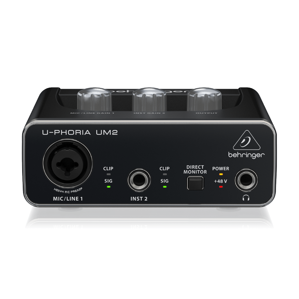 Behringer Behringer / U-Phoria UM2 2in/2out USB錄音介面 — 三峽錄音 / 音響｜YA! 玩音樂