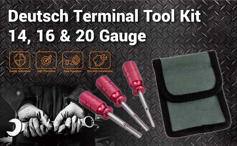 3 Pcs Deutsch Terminal Removal Tool Kit