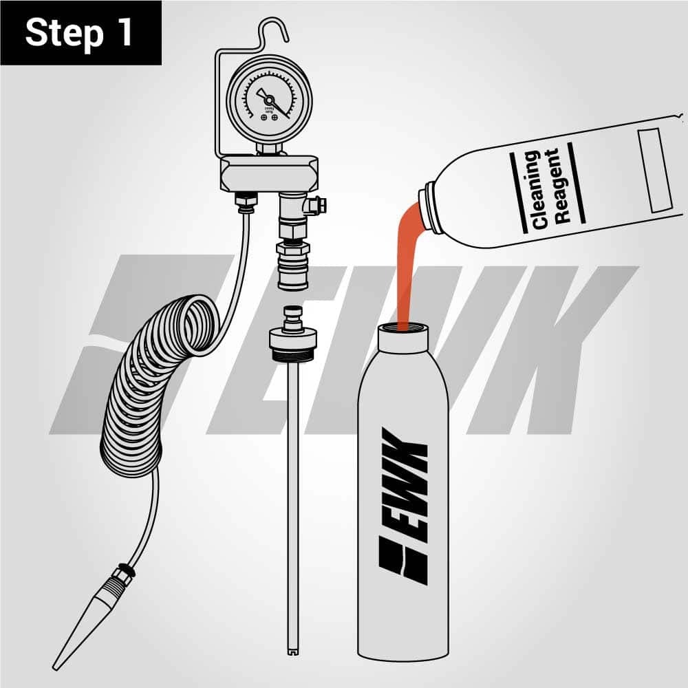 EWK Tools Fuel Injection Cleaner Canister