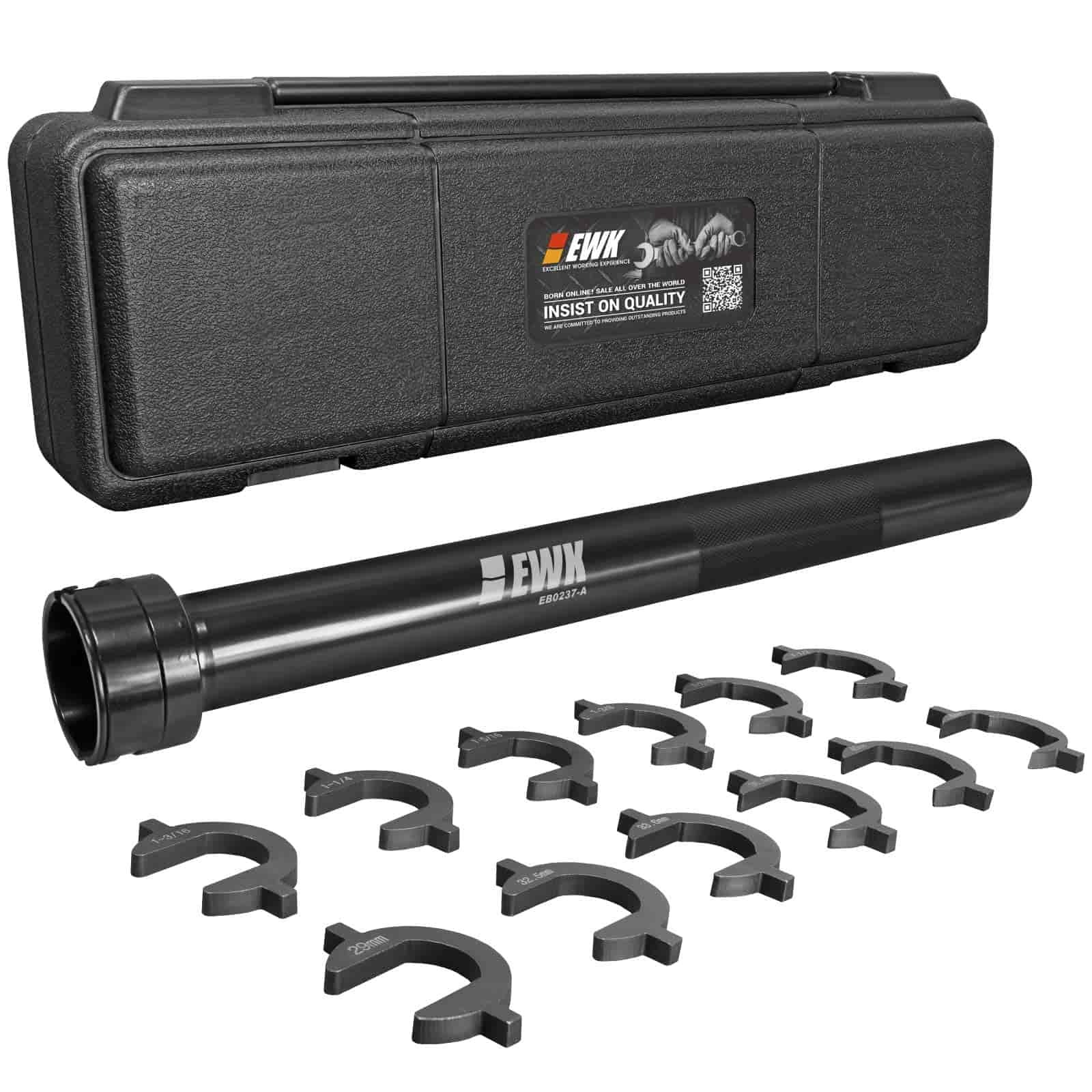 Inner Tie Rod Removal Tool Kit with 12 Crowfoot Adapters