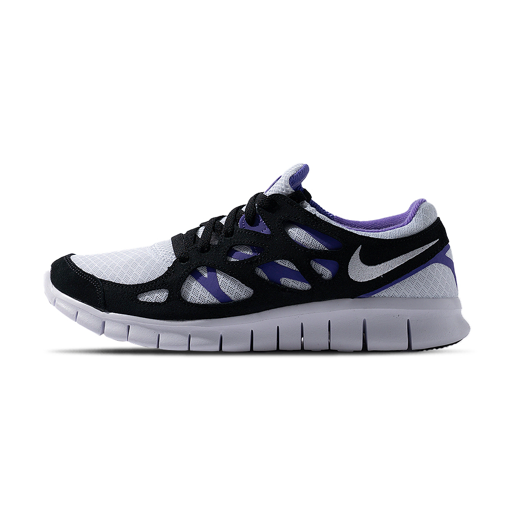 Nike Free Run 2 男黑白藍訓練慢跑休閒運動慢跑鞋537732-103