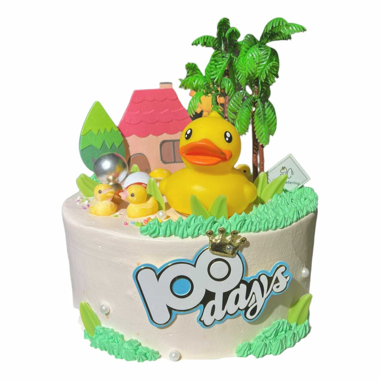 B duck百日宴主題蛋糕