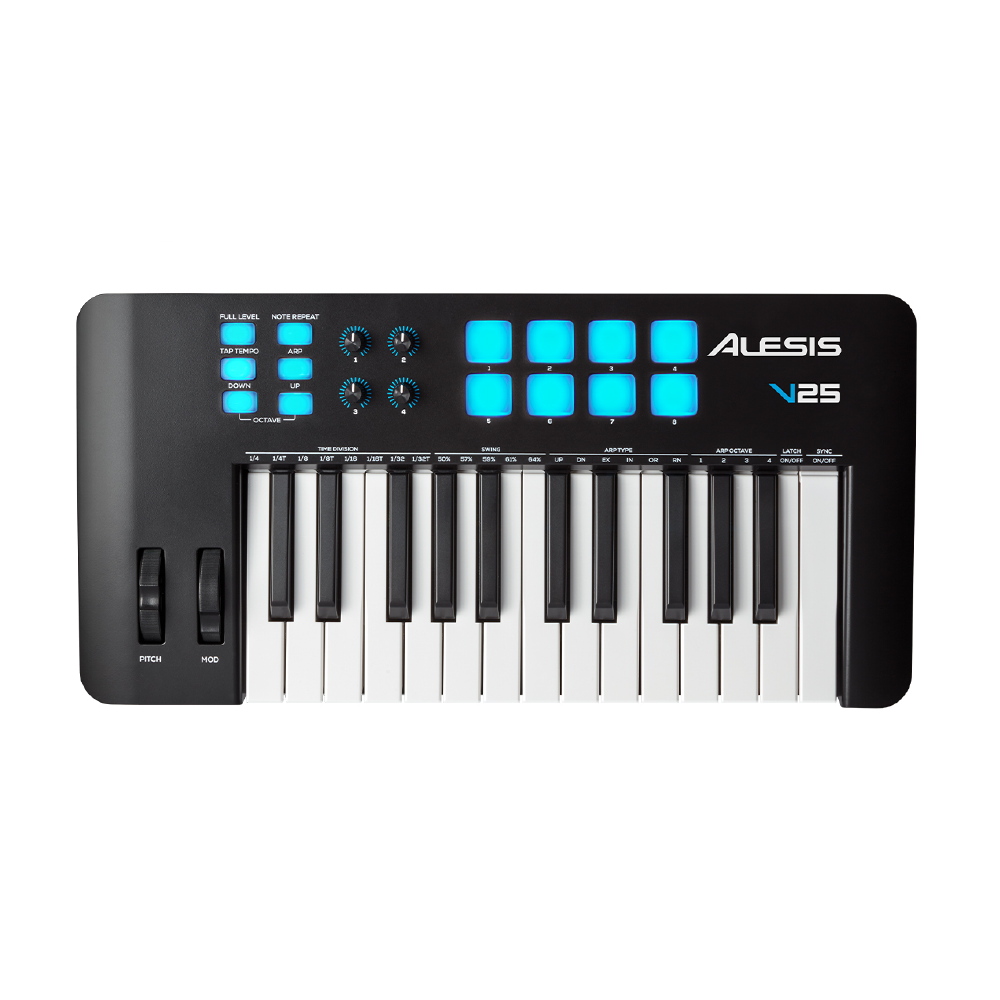 Alesis Alesis / V25 mk2 25鍵MIDI鍵盤(iOS可用) — 三峽鍵盤 / 鋼琴｜YA! 玩音樂