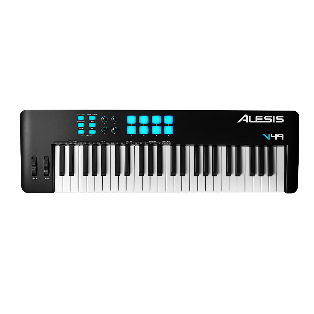Alesis Alesis / V49 mk2 49鍵MIDI鍵盤(iOS可用) — 三峽鍵盤 / 鋼琴｜YA! 玩音樂