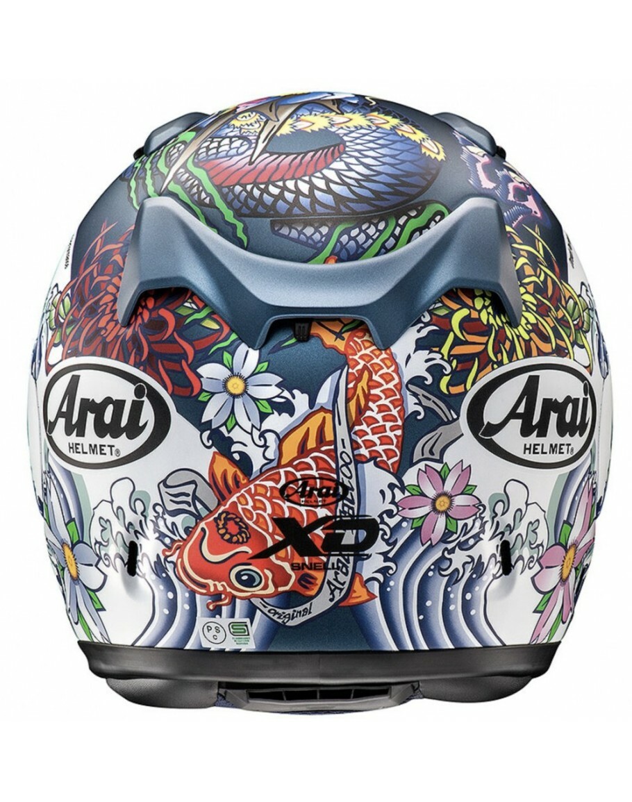 ARAI XD ORIENTAL FLAT BLUE