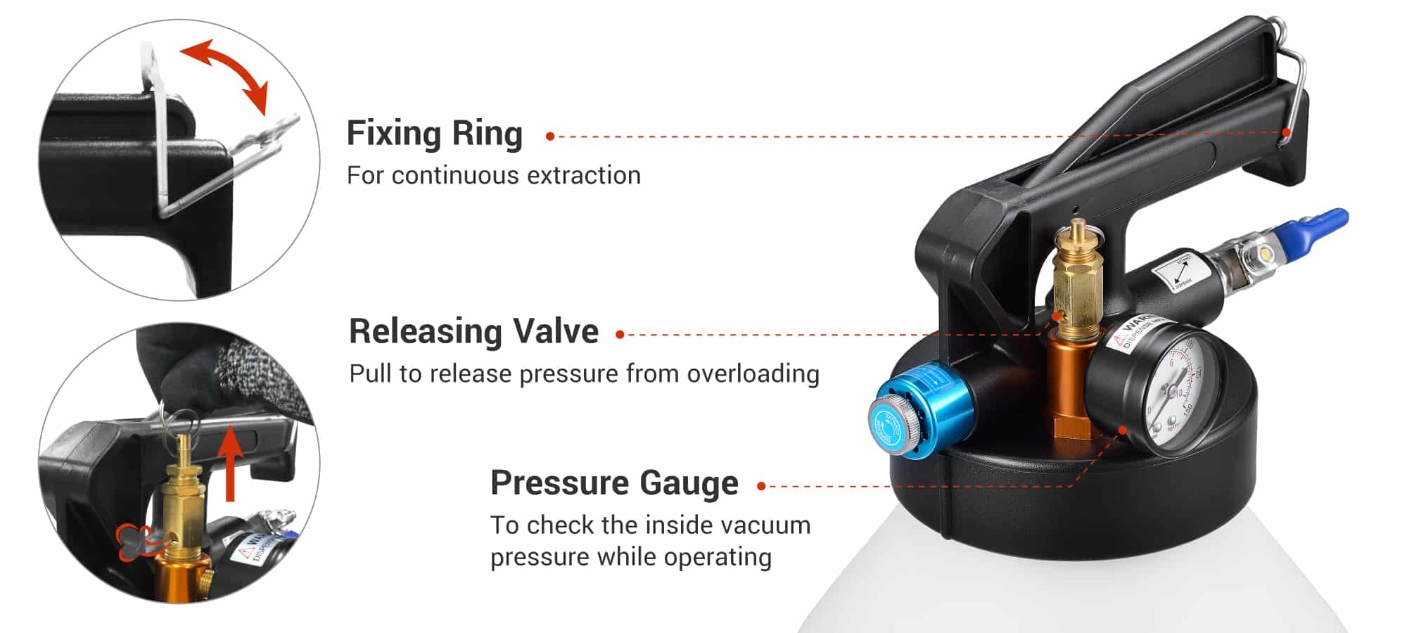 6L Transmission Fluid Evacuator & Dispenser Pump | EWK