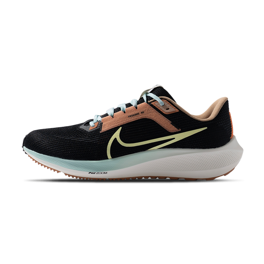 Nike Pegasus 40 男 黑綠白 跑步 訓練 小飛馬 舒適 緩震 運動 慢跑鞋 FQ6852-081