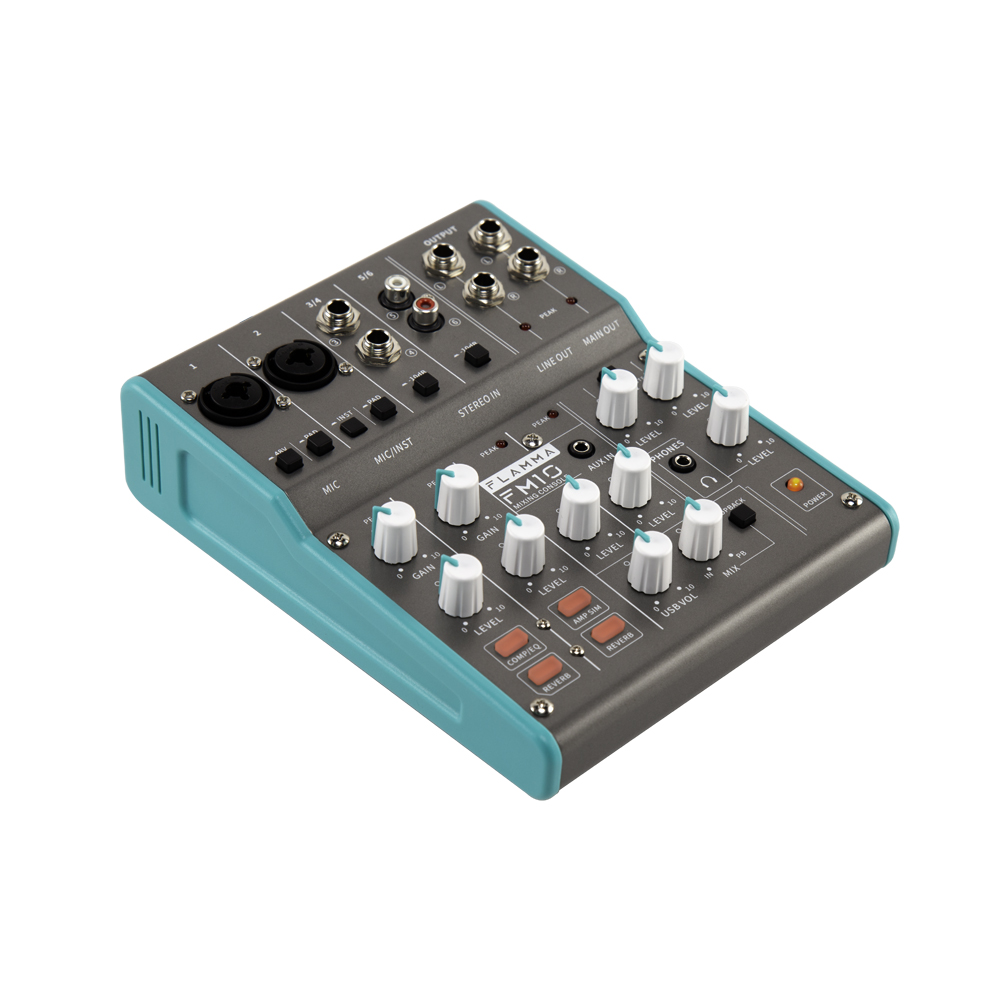 Flamma Flamma / FM10 6軌混音機 & USB-C錄音介面 (iOS可用) 第 2 張圖片｜三峽錄音 / 音響