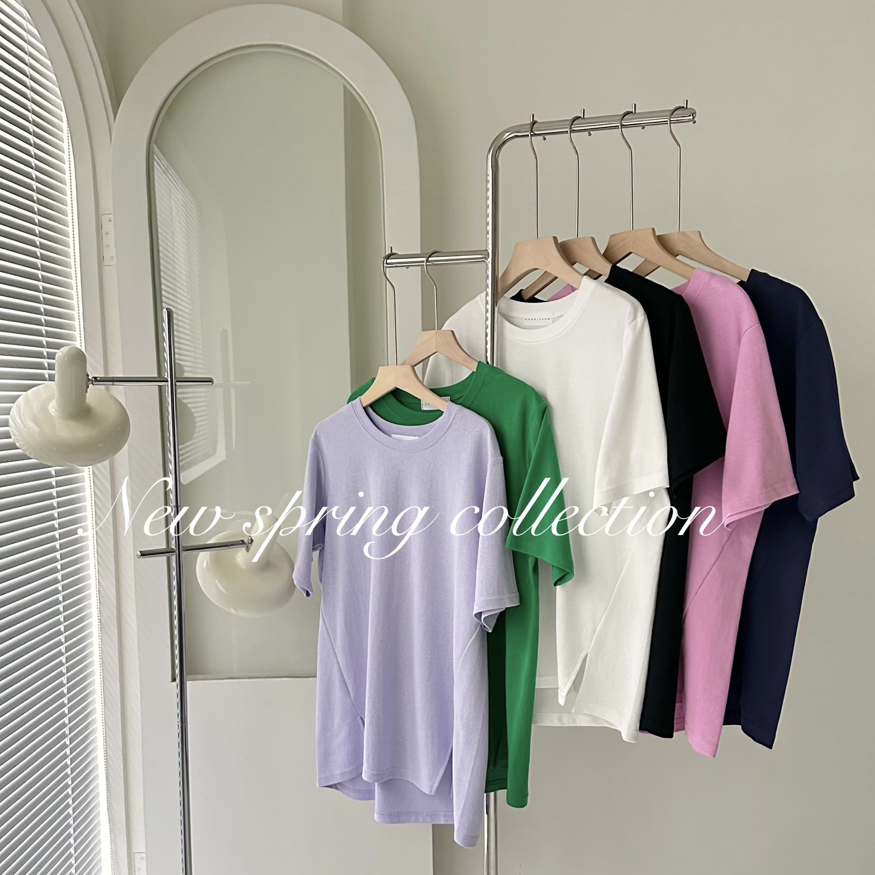 【BONNIE】多色～腳開叉短袖TOP