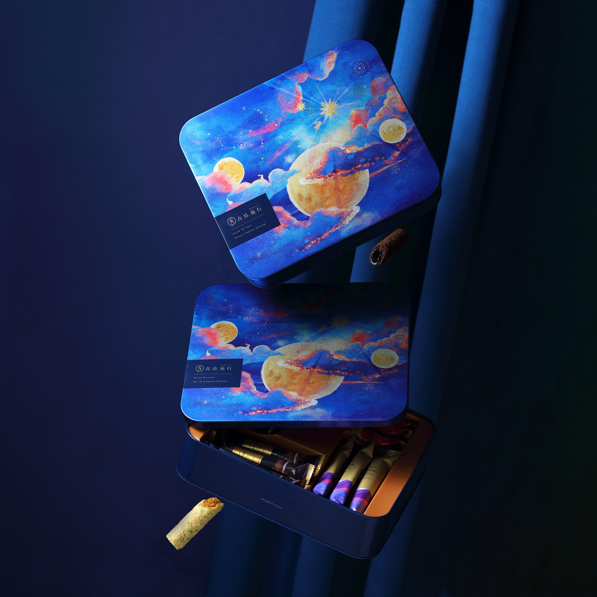 青鳥旅行 - 漫步星瀚綜合灌餡蛋捲禮盒24入