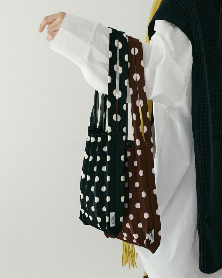 PLEATSMAMA Mini Shoulder DOT 波點紋百摺袋