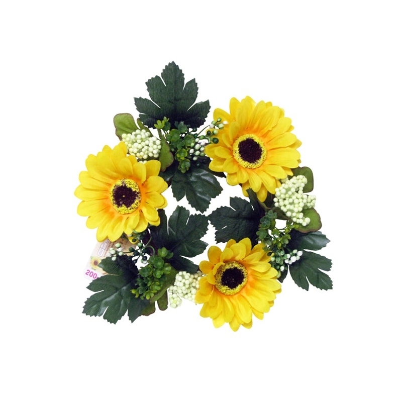 仿真裝飾植物/向日葵花環