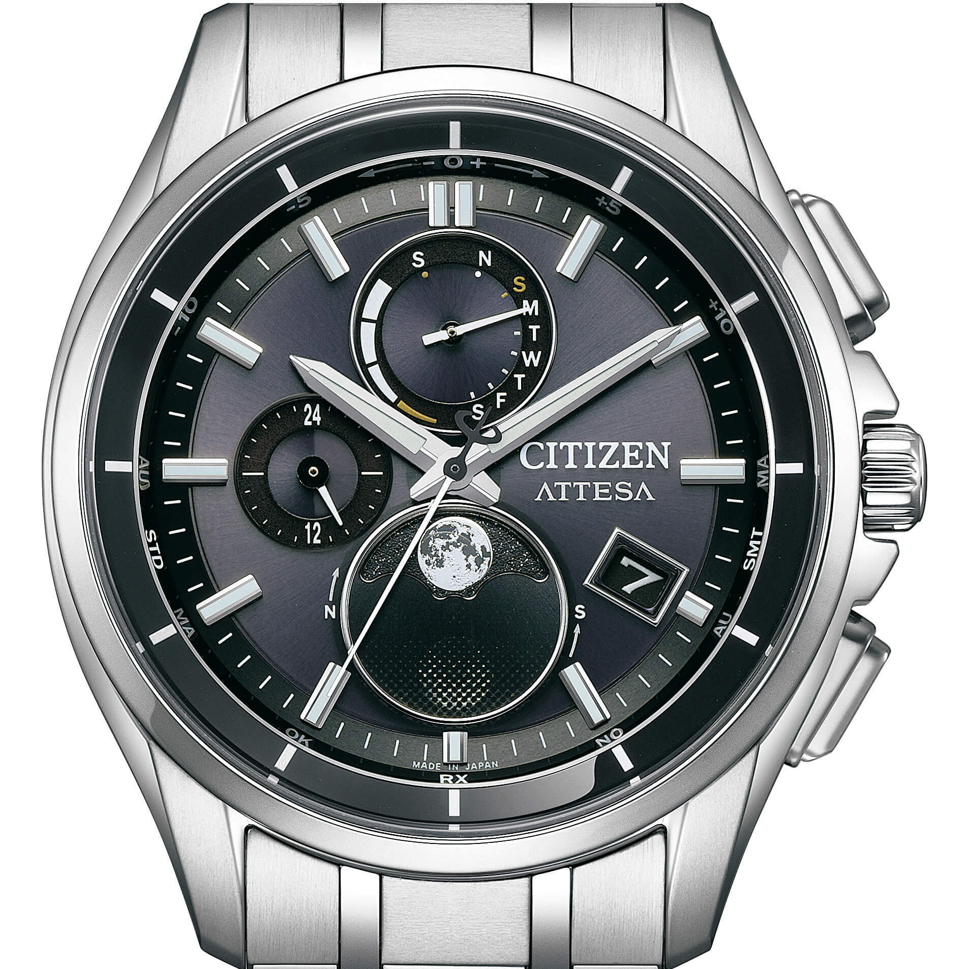 Citizen Attesa BY1001-66E  Watch 鈦金屬光動能電波時計BY1001-66E  ECO-DRIVE系列 手表