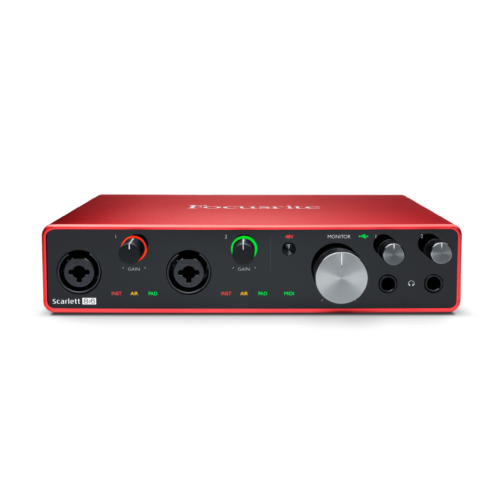 Focusrite Focusrite / Scarlett 8i6 (第三代)USB2.0錄音介面 — 三峽錄音 / 音響｜YA! 玩音樂