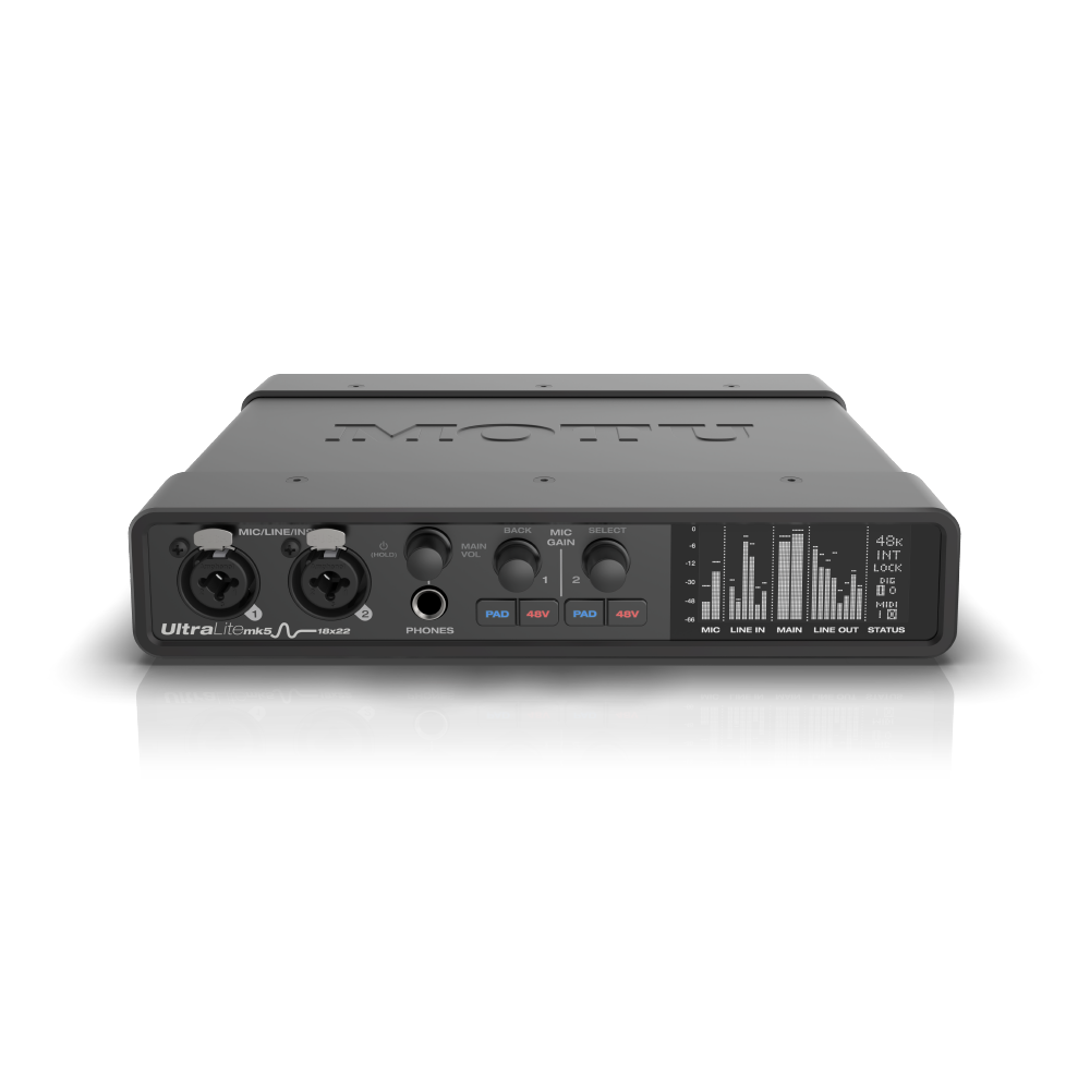 MOTU MOTU / UltraLite-mk5 18in/22out USB-C錄音介面(iOS可用) 台灣代理公司貨2年保固 — 三峽錄音 / 音響｜YA! 玩音樂