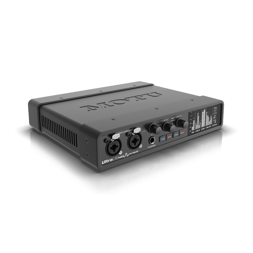 MOTU MOTU / UltraLite-mk5 18in/22out USB-C錄音介面(iOS可用) 台灣代理公司貨2年保固 第 2 張圖片｜三峽錄音 / 音響