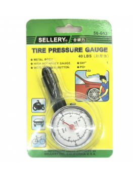"SELLERY" 56-603 胎壓表100LBS