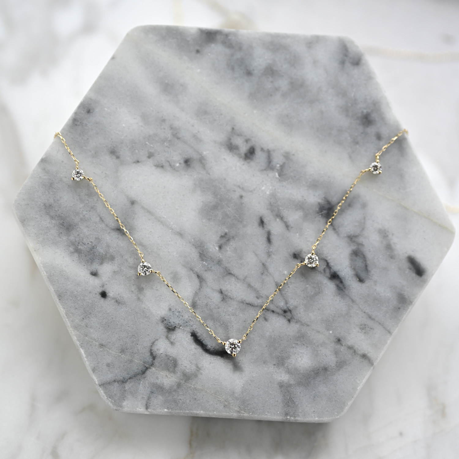 18K Gypsophila-Grande Diamond Necklace