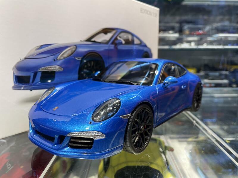 Schuco 450039700 Porsche 911 991 Carrera GTS Blue 1/18