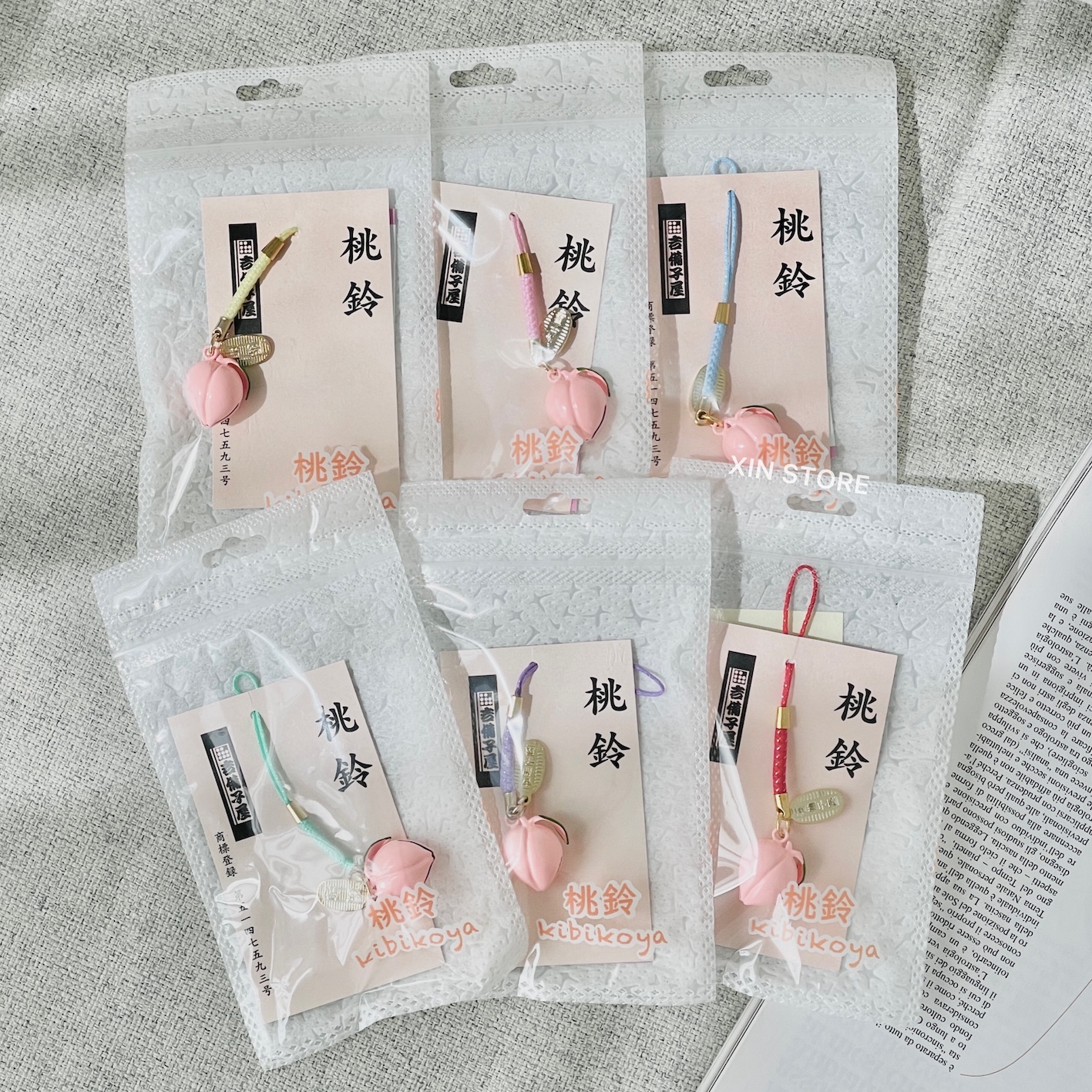 日本 雷門 淺草寺 日本限定 老奶奶桃鈴 御守 鈴噹 開運 桃花 吊飾 隨機