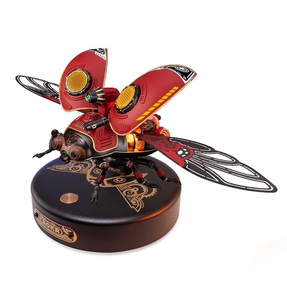 《 Robotime 》 立體木製組裝模型 偵查甲蟲