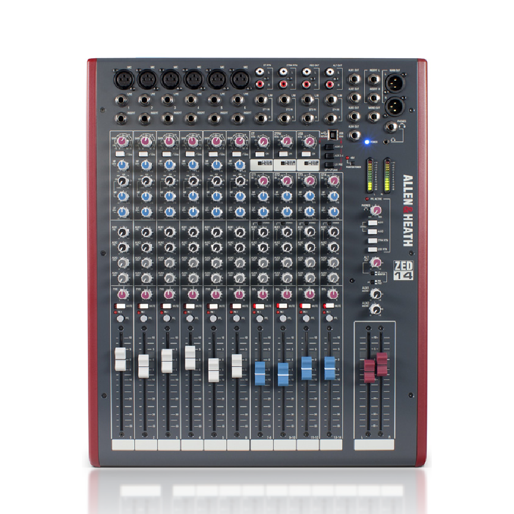 Allen & Heath Allen & Heath / ZED-14 14軌 USB類比混音機(價格另洽) — 三峽錄音 / 音響｜YA! 玩音樂