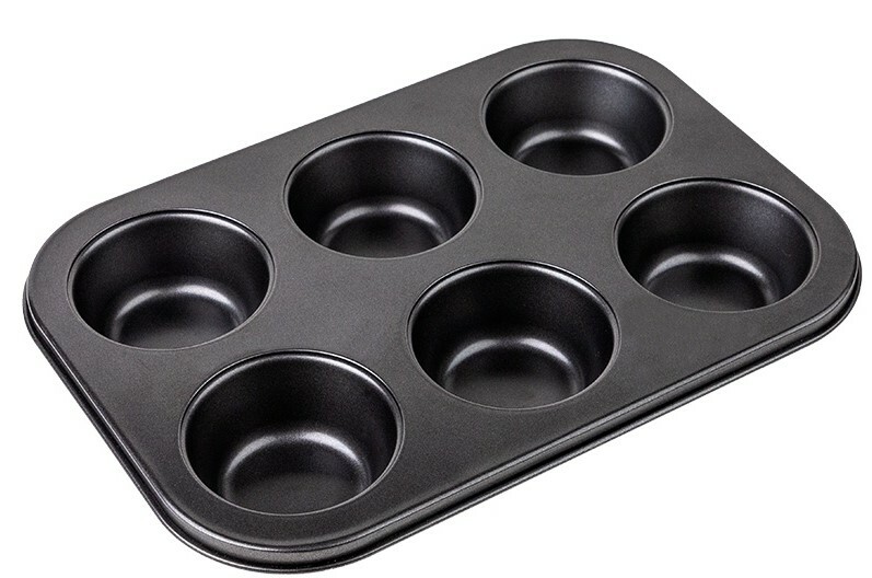 [ UNOPAN烘焙用品 ]6連瑪芬蛋糕模(不沾)-UN11009