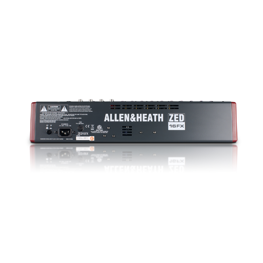 Allen & Heath Allen & Heath / ZED-16FX 16軌 USB類比混音機(價格另洽) 第 4 張圖片｜三峽錄音 / 音響