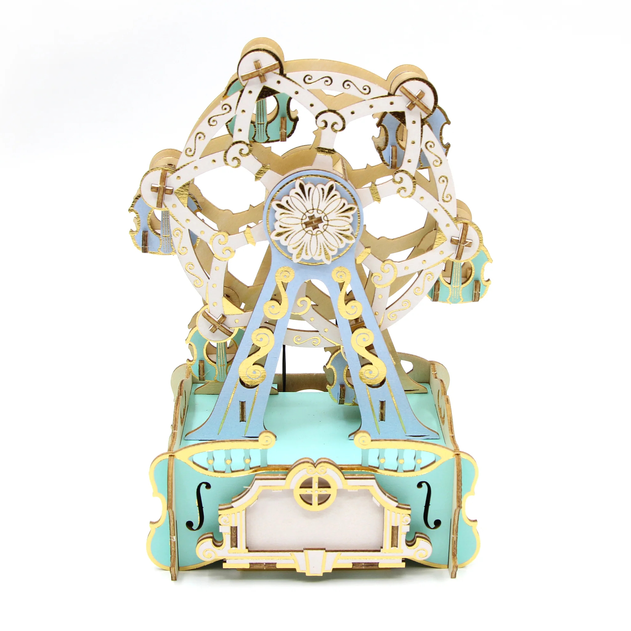 JIGZLE (E) 3D PLYWOOD PUZZLE - Musical Box: Ferris Wheel