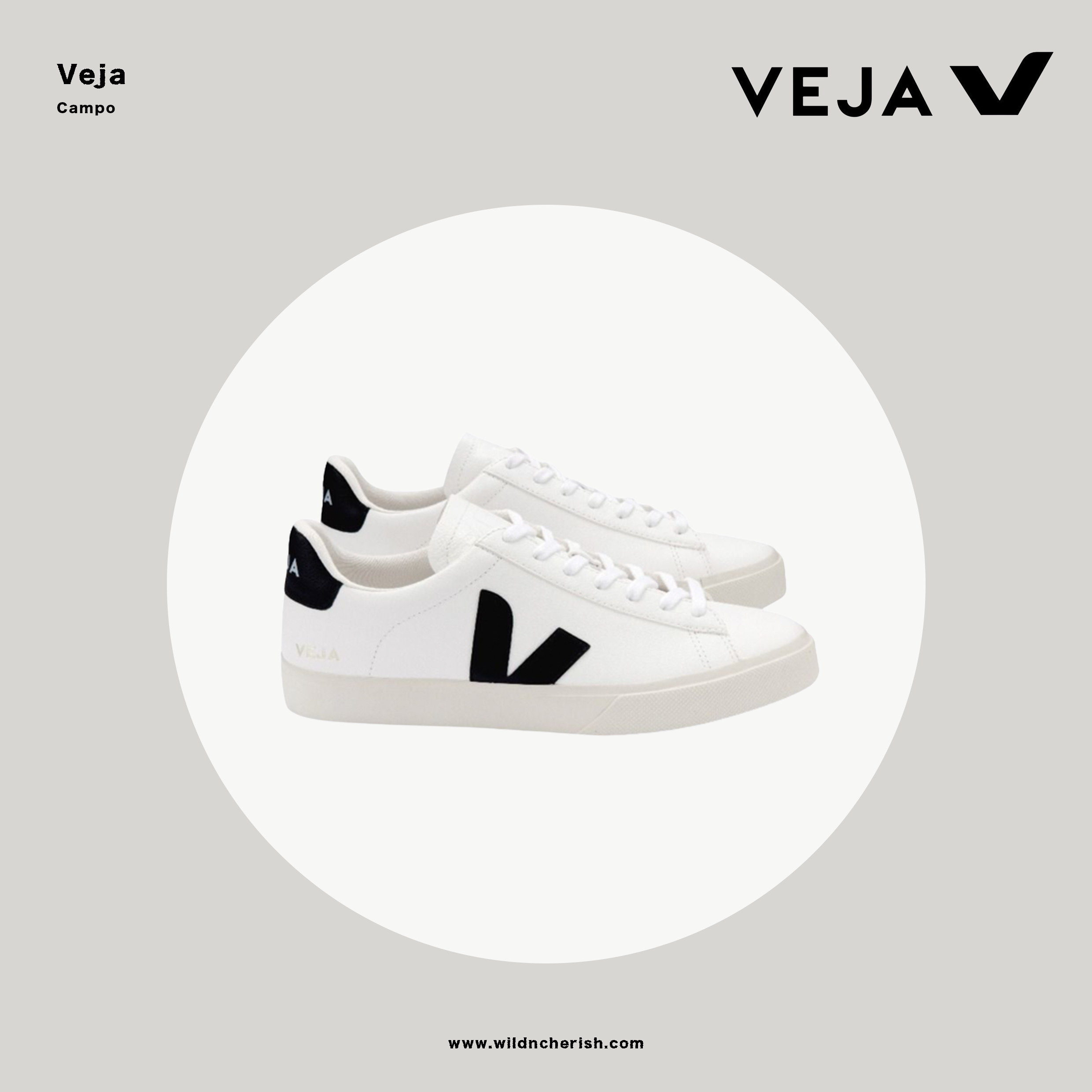 預訂 | Veja Campo Chromefree Leather 黑色