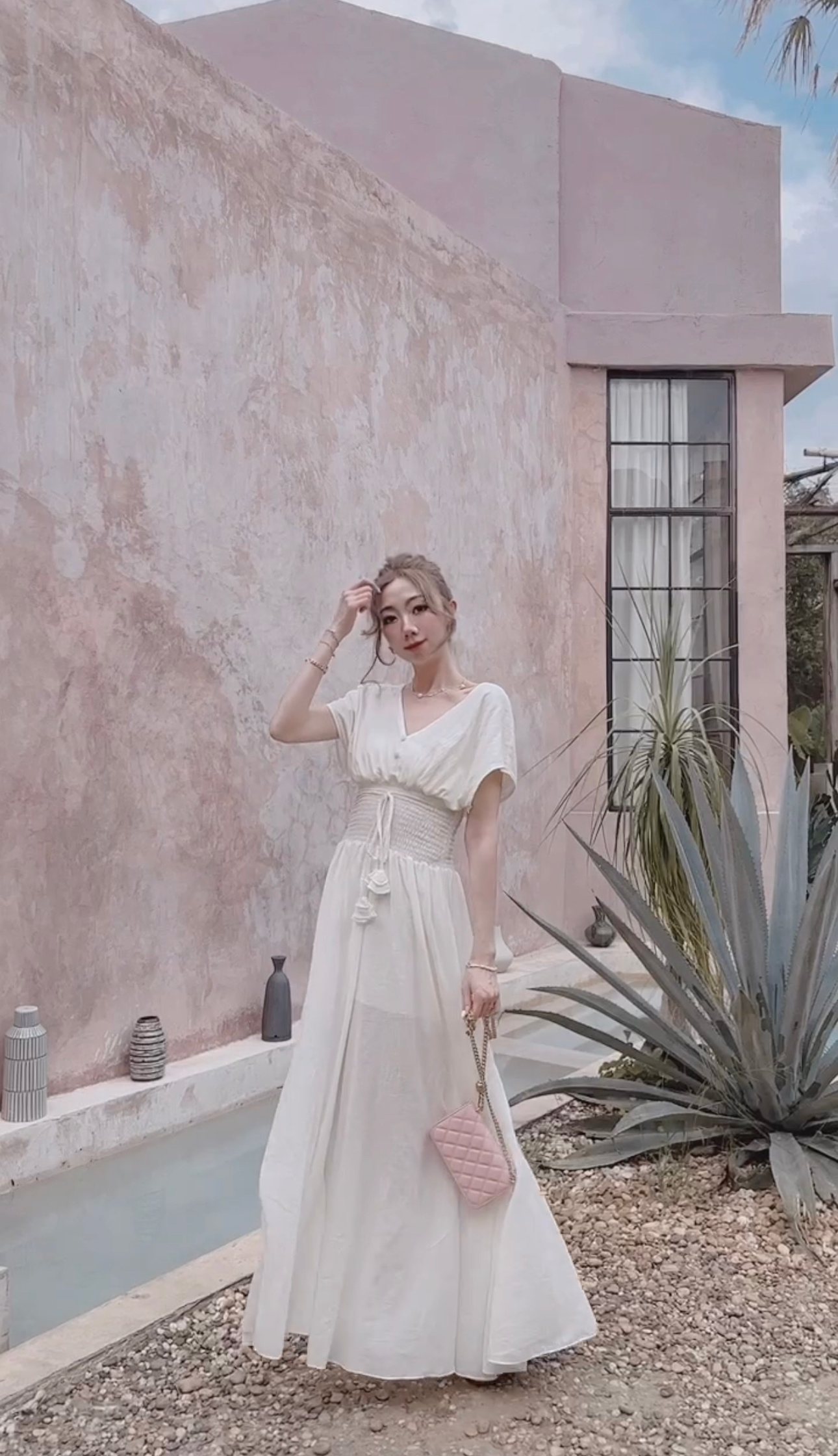 100% HAND DYING COTTON MAXI DRESS - HANDMADE IN THAILAND🇹🇭