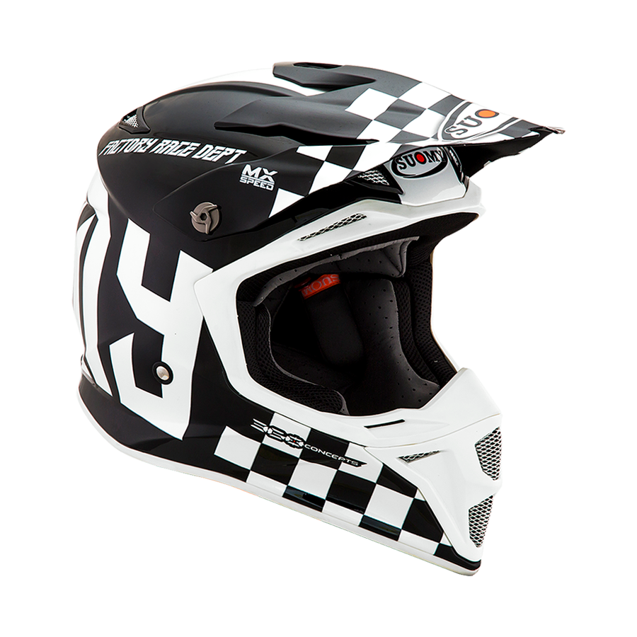 SUOMY MX SPEED PRO 彩繪 MASTER BLACK/WHITE 越野帽