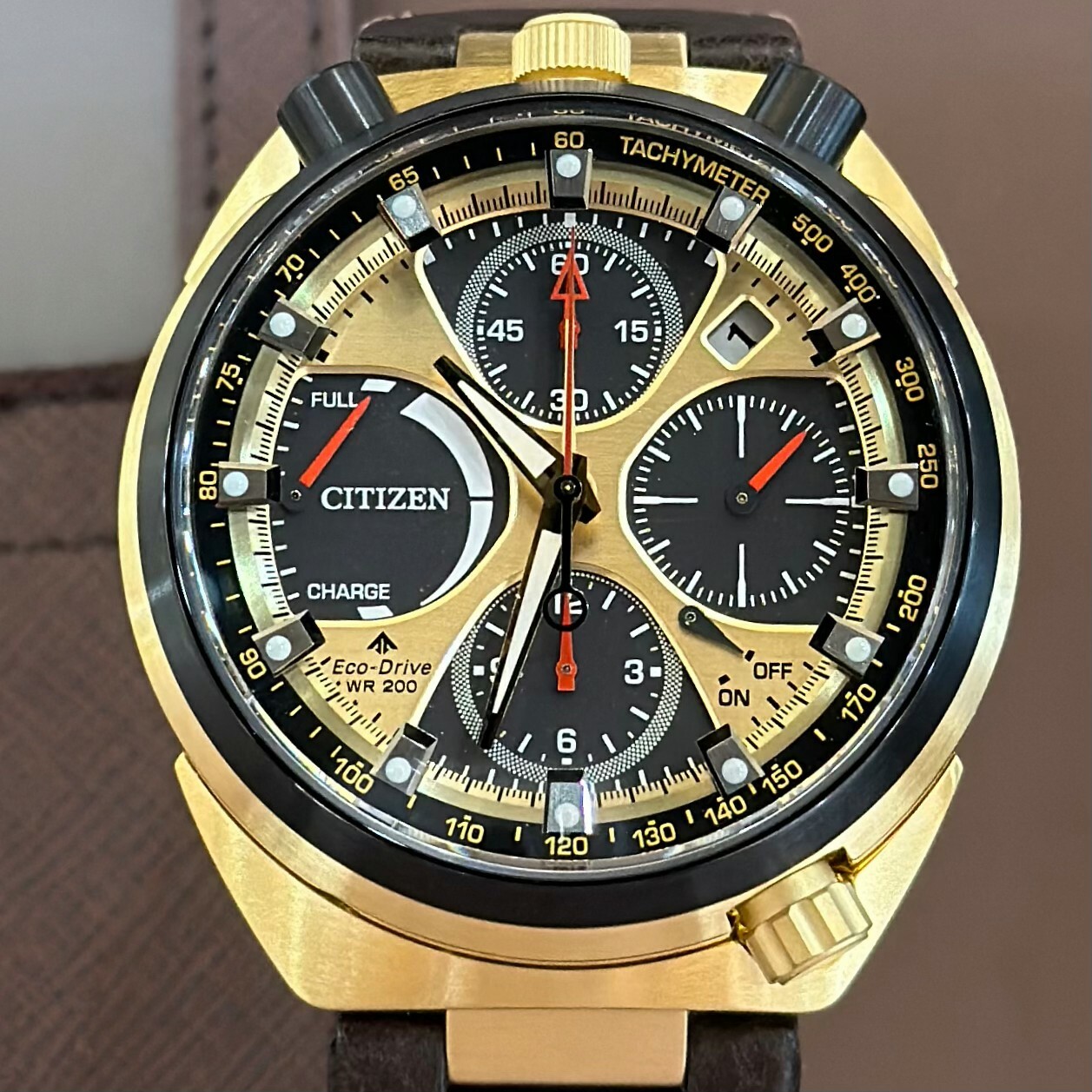 CITIZEN 星辰】PROMASTER賽車50週年限量版牛頭錶AV0072-01X 44.5mm現代鐘錶