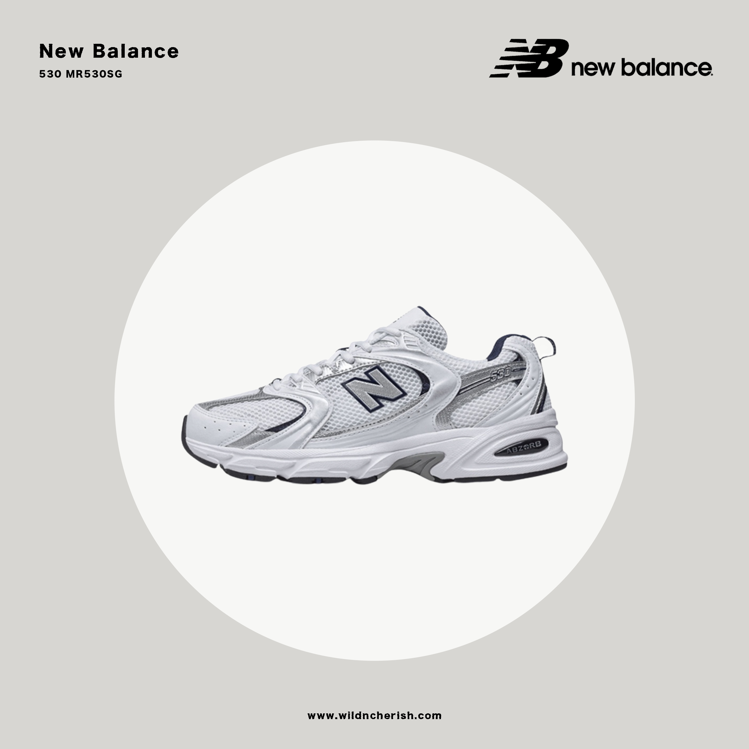 預訂| New Balance 530 白銀MR530SG
