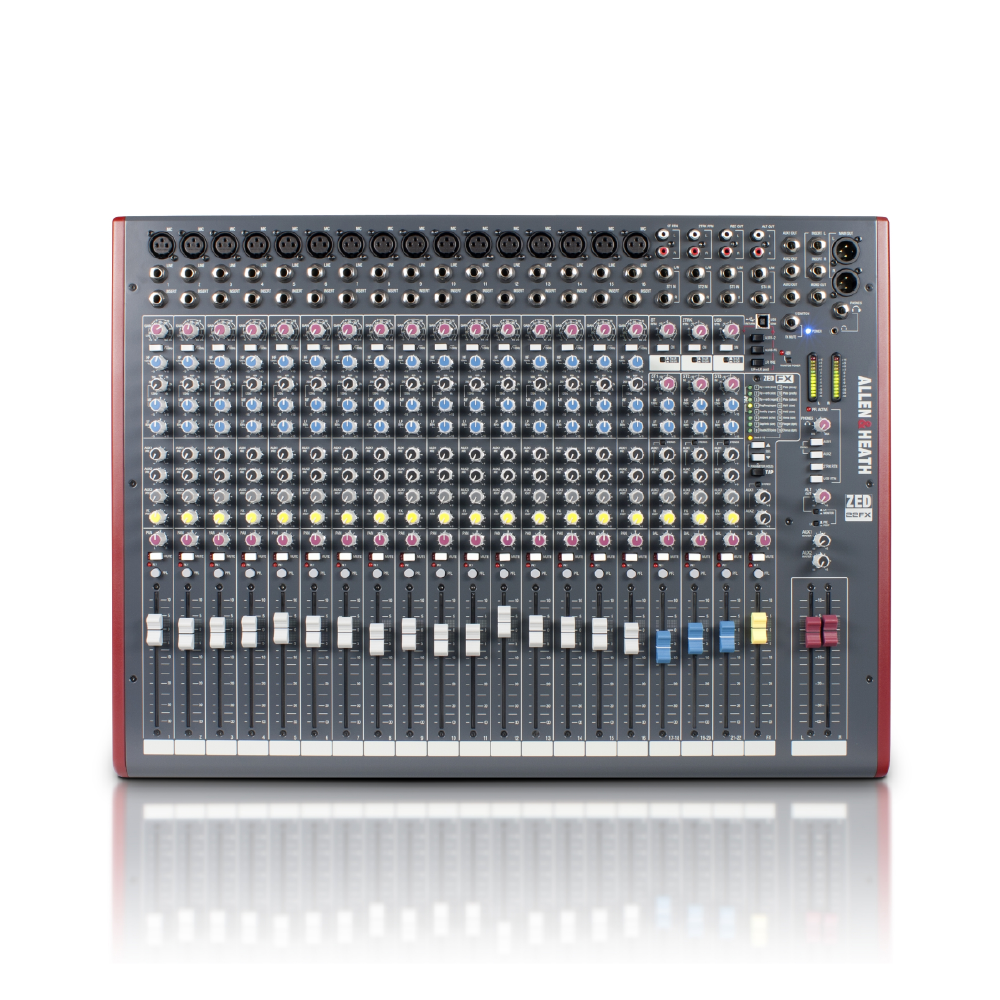 Allen & Heath Allen & Heath / ZED-22FX 22軌 USB類比混音機(價格另洽) — 三峽錄音 / 音響｜YA! 玩音樂